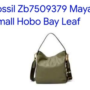 Fossil hobo bag ,color bay leaf